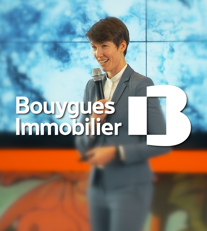 Livestream pour Bouygues Immobilier d'une présentation de la glaciologue Heidi Sevestre